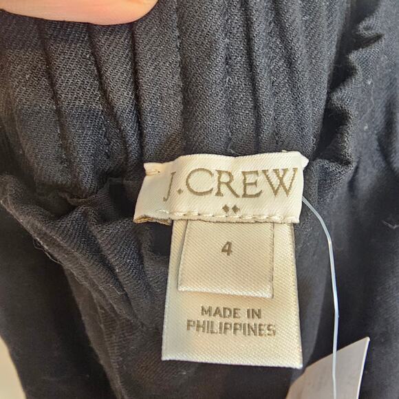 J Crew Skirt Wool Skirt Womens A Line Wool Skirt 4 Black Skirt Mini Skirt NEW - Picture 6 of 8